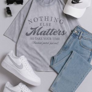 تیشرت سنگشور چاپی NOTHING